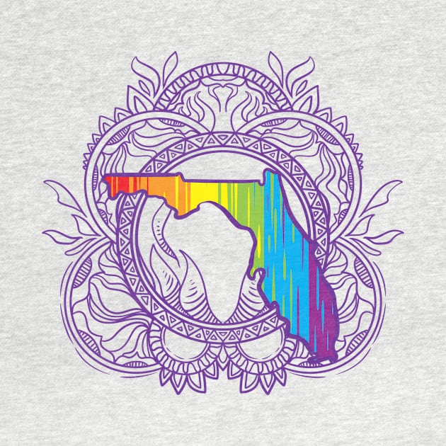 Florida Mandala Pride by Manfish Inc.